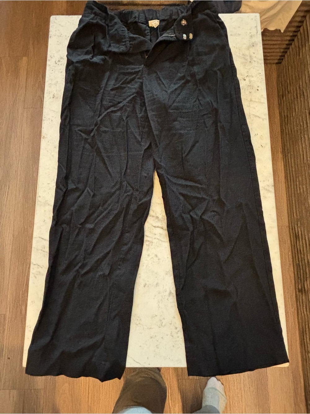 a new day Black Wide-Leg Women's Trousers